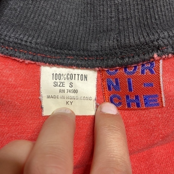 Vintage Corniche Faded Red Jacket Button Up Jacket Size Small 80s - Picture 4 of 6